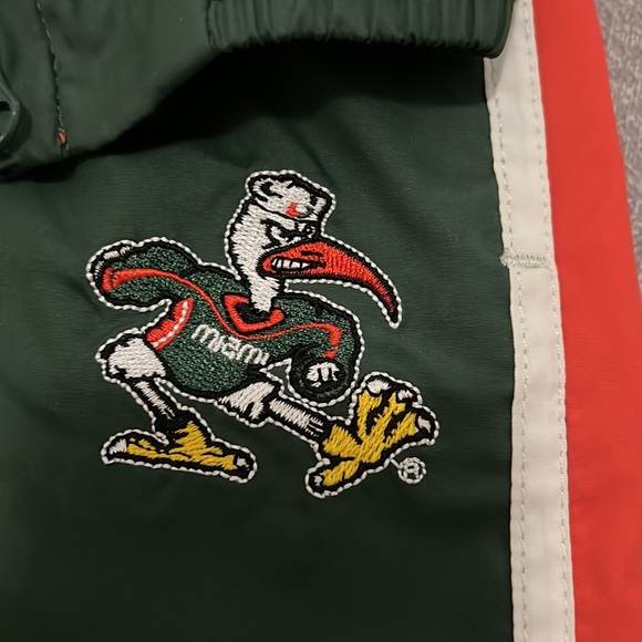 Vintage Majestic University of Miami Hurricanes Tracksuit size 6-12 months - Picture 3 of 6